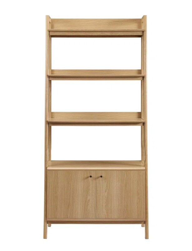 Chic Oak Bookcase thumbnail 3