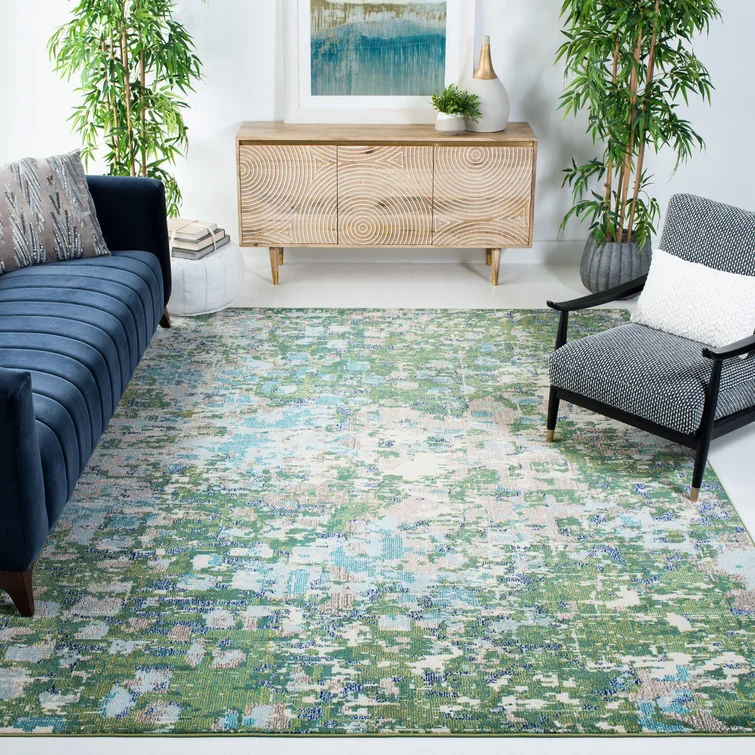 Hewson Performance Green/Turquoise Rug thumbnail 3