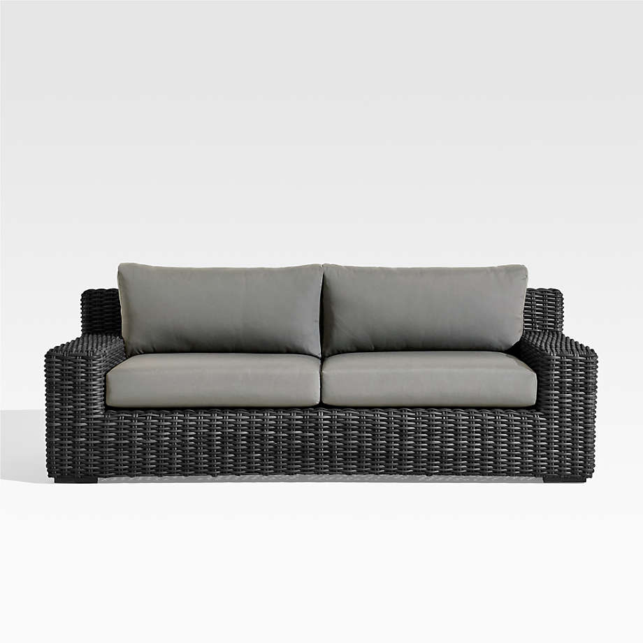 Abaco Resin Wicker Charcoal Grey Outdoor Sofa thumbnail 3
