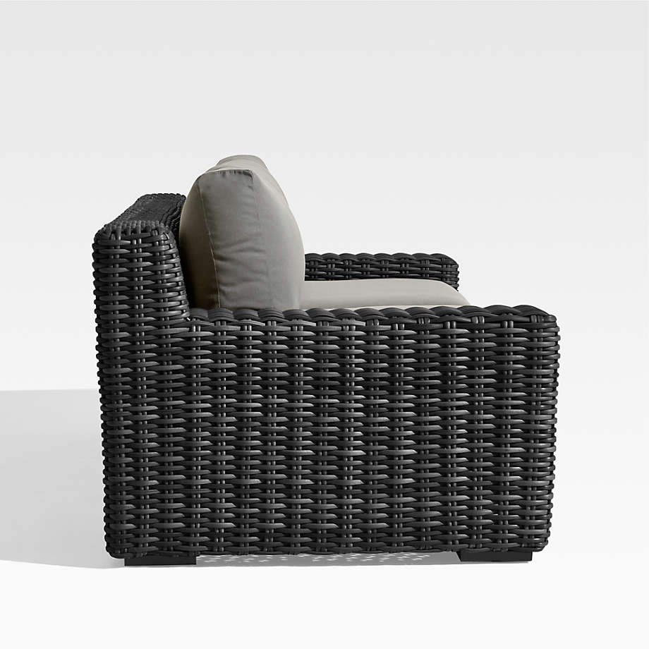 Abaco Resin Wicker Charcoal Grey Outdoor Sofa thumbnail 4
