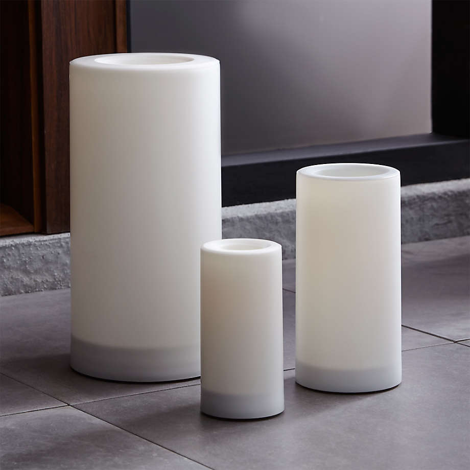 Indoor and Outdoor 4x8 Pillar Candle with Timer thumbnail 2