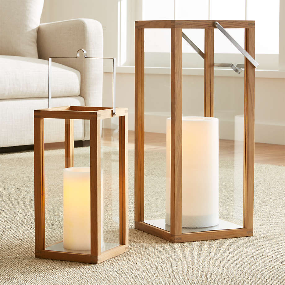 Milos Natural Teak Lantern 15 thumbnail 2