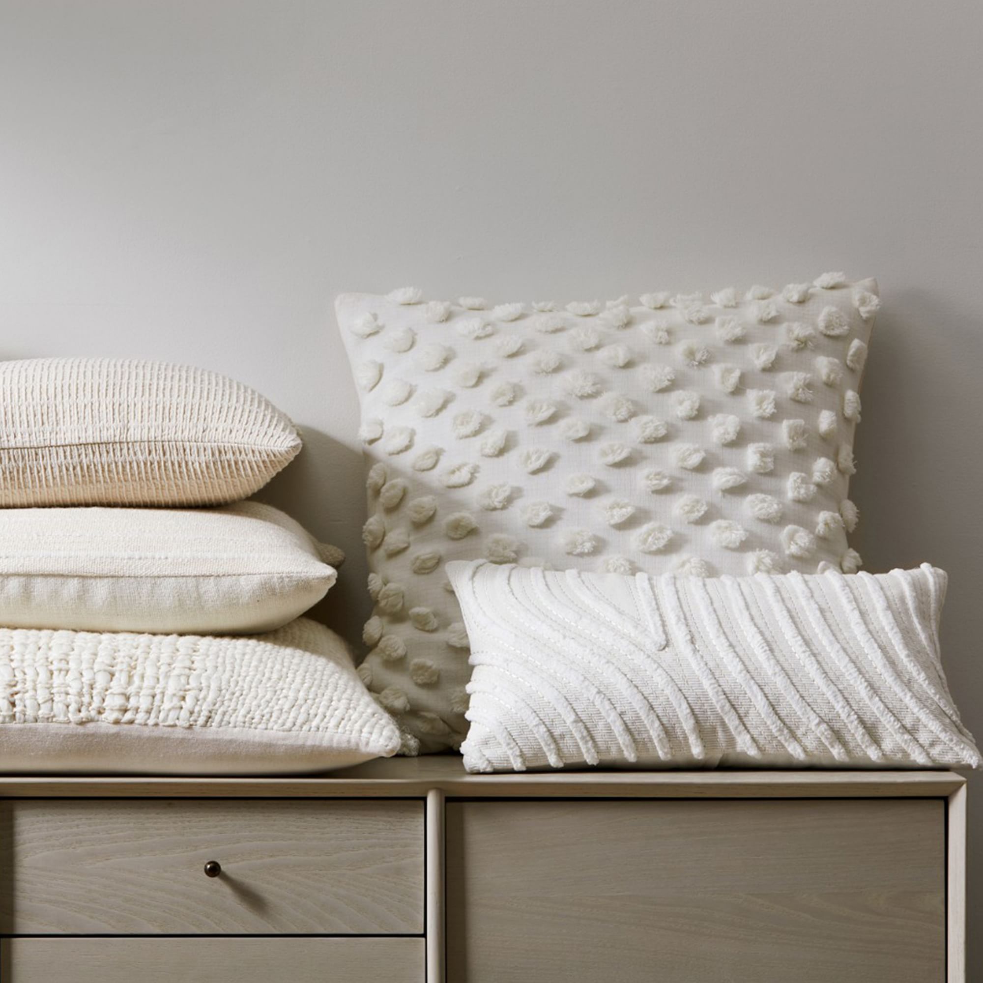Textured Waves Pillow Cover-12"X21" thumbnail 6