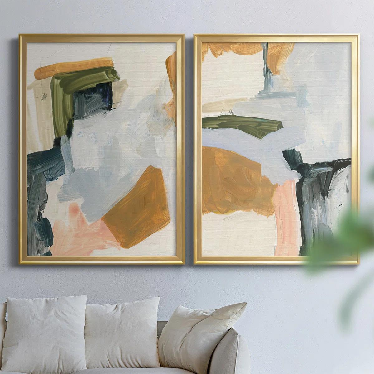 Palette Meld I 2 Piece Single Picture Frame Painting Set on Canvas thumbnail 5