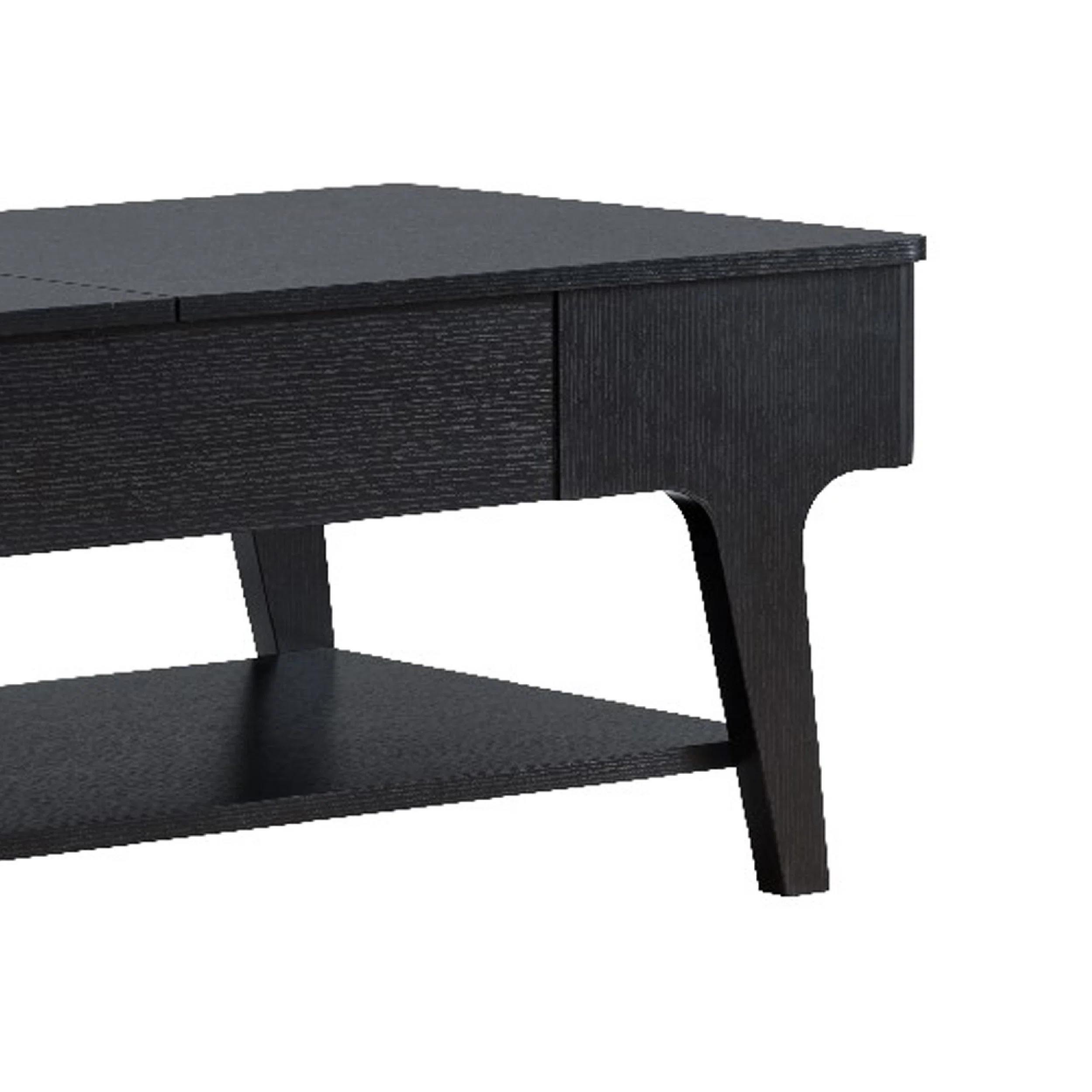 Edward Coffee Table With Lift Top And Bottom Shelf thumbnail 4