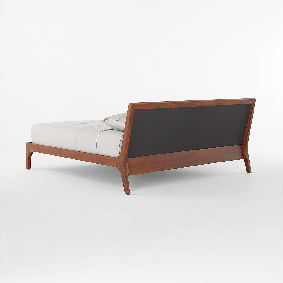 PIETRO WOVEN IVORY LEATHER KING BED thumbnail 5
