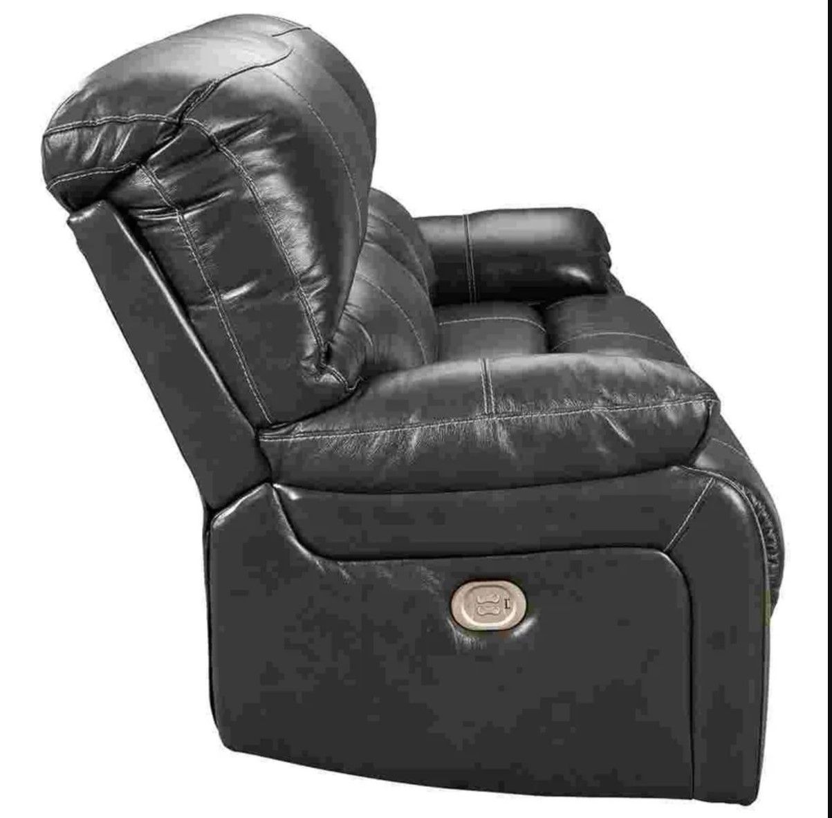 Mccroskey Leather Power Reclining Sofa thumbnail 3