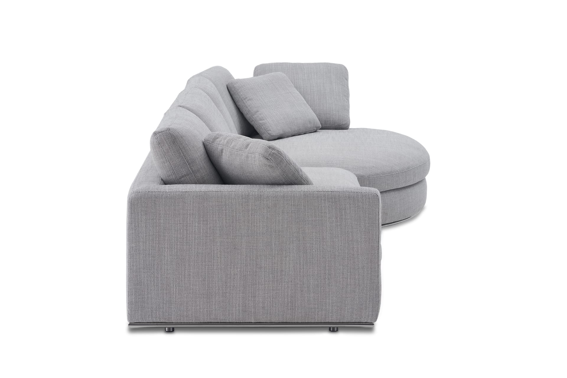 Hamilton Round Chaise Sectional Sofa thumbnail 4