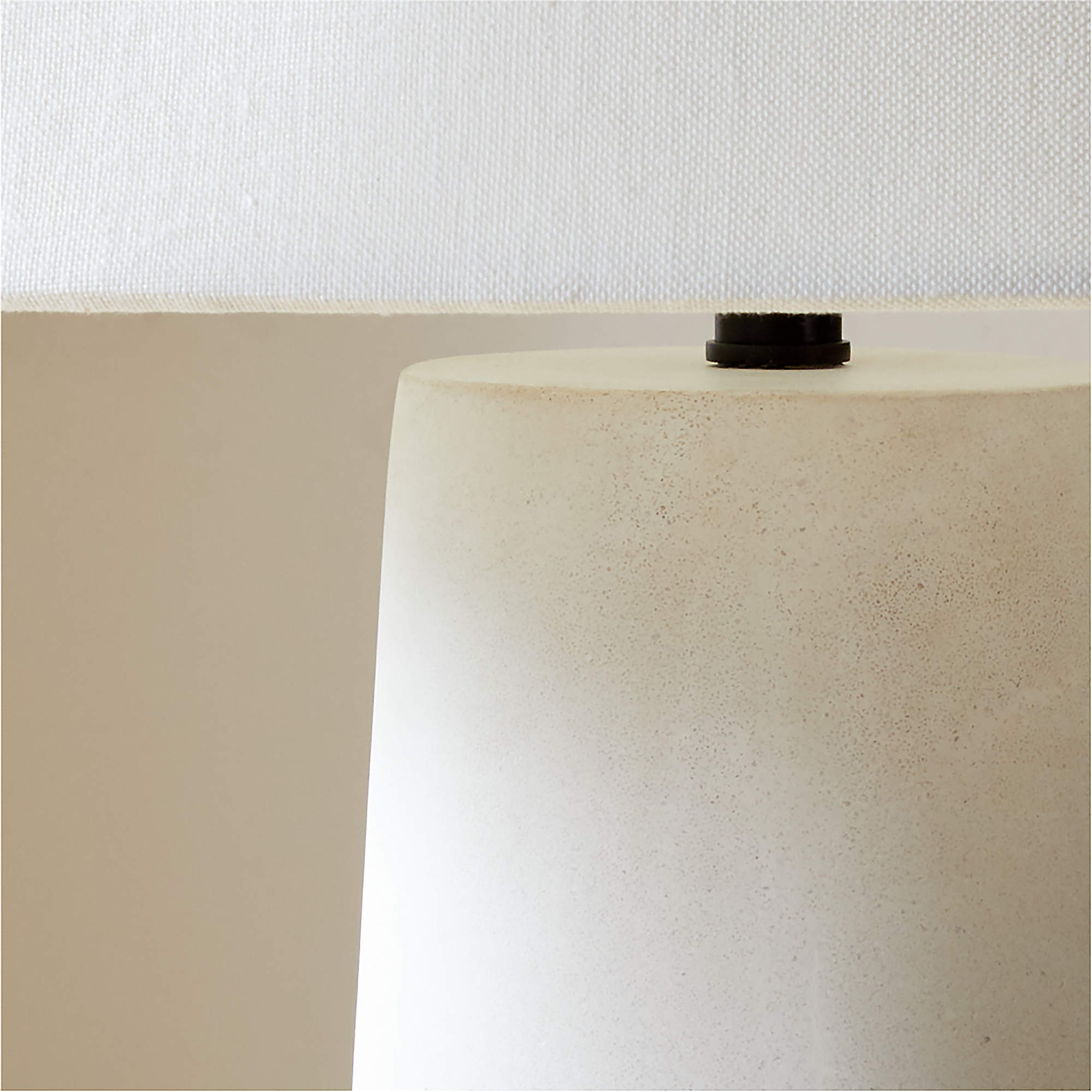 Polar White Cement Floor Lamp thumbnail 4