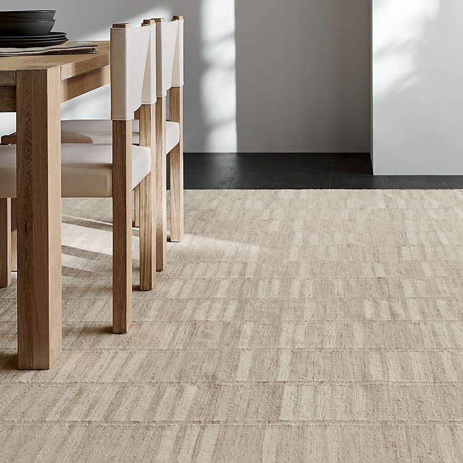 Carmel Wool Taupe Area Rug 10x14 thumbnail 2