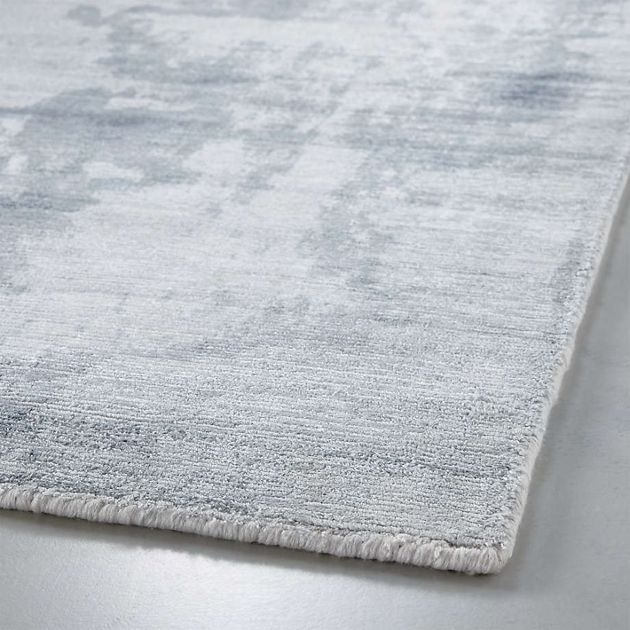 Tottori Blue Abstract Area Rug 9x12 thumbnail 3