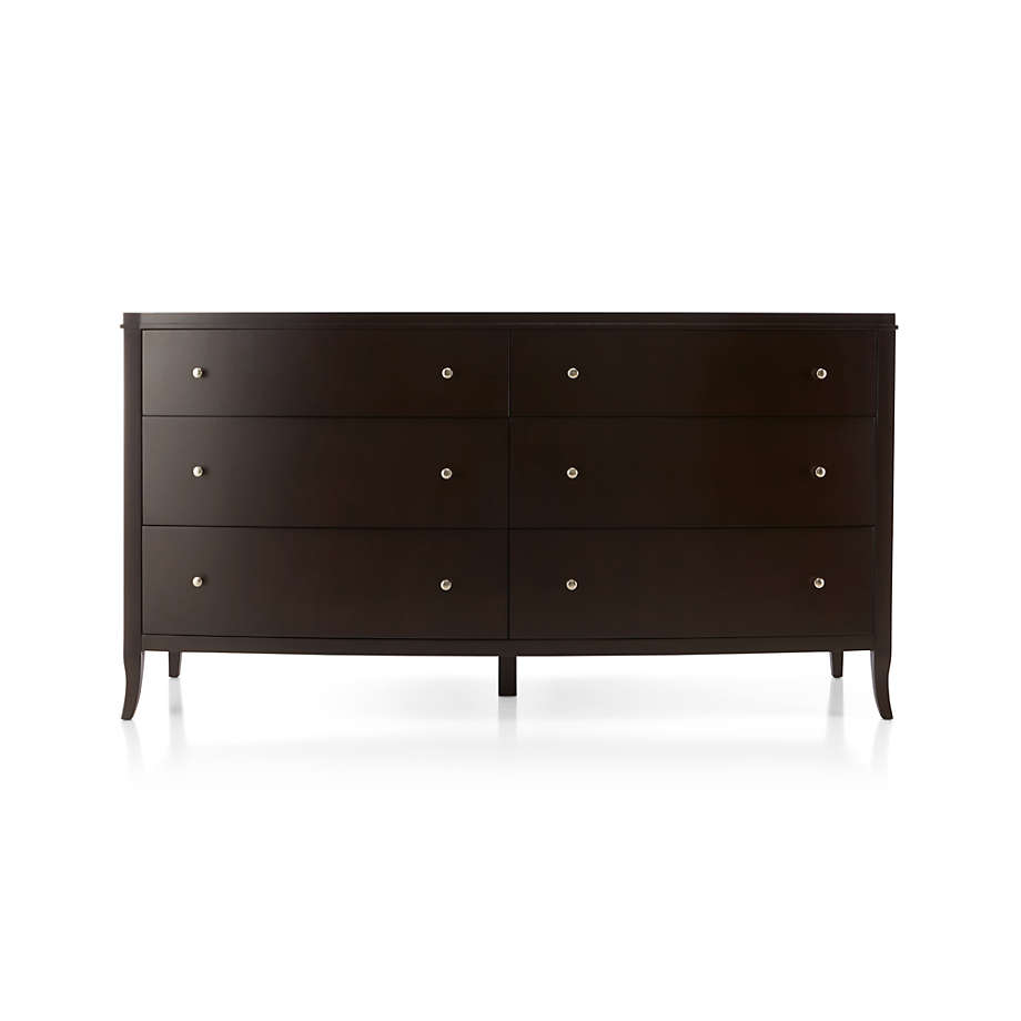 Colette Espresso 6-Drawer Dresser thumbnail 3