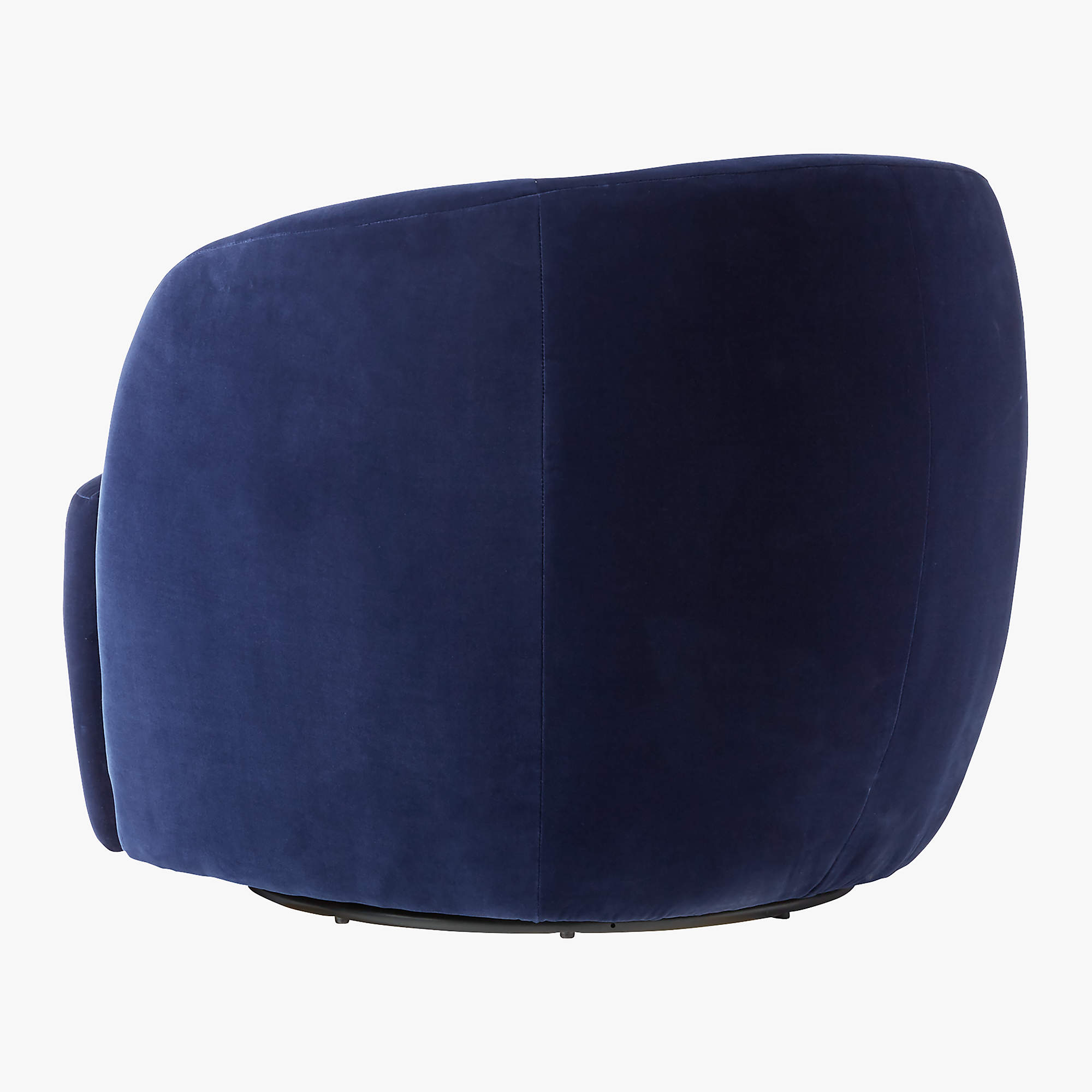 GWYNETH NAVY VELVET SWIVEL CHAIR thumbnail 4