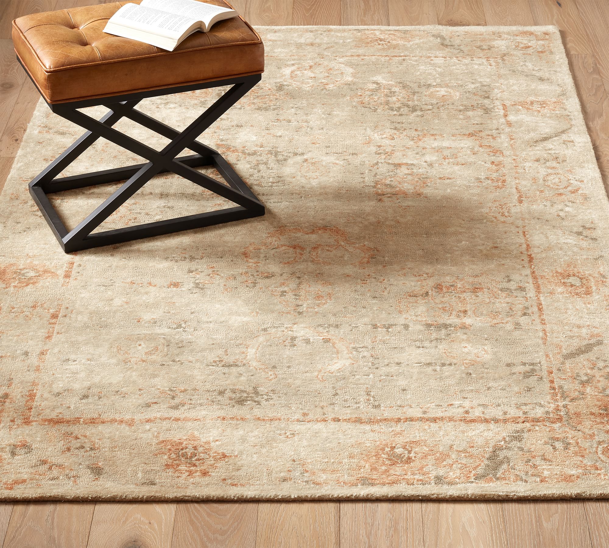 Nahla Hand Tufted Wool Rug-8"x10" thumbnail 2