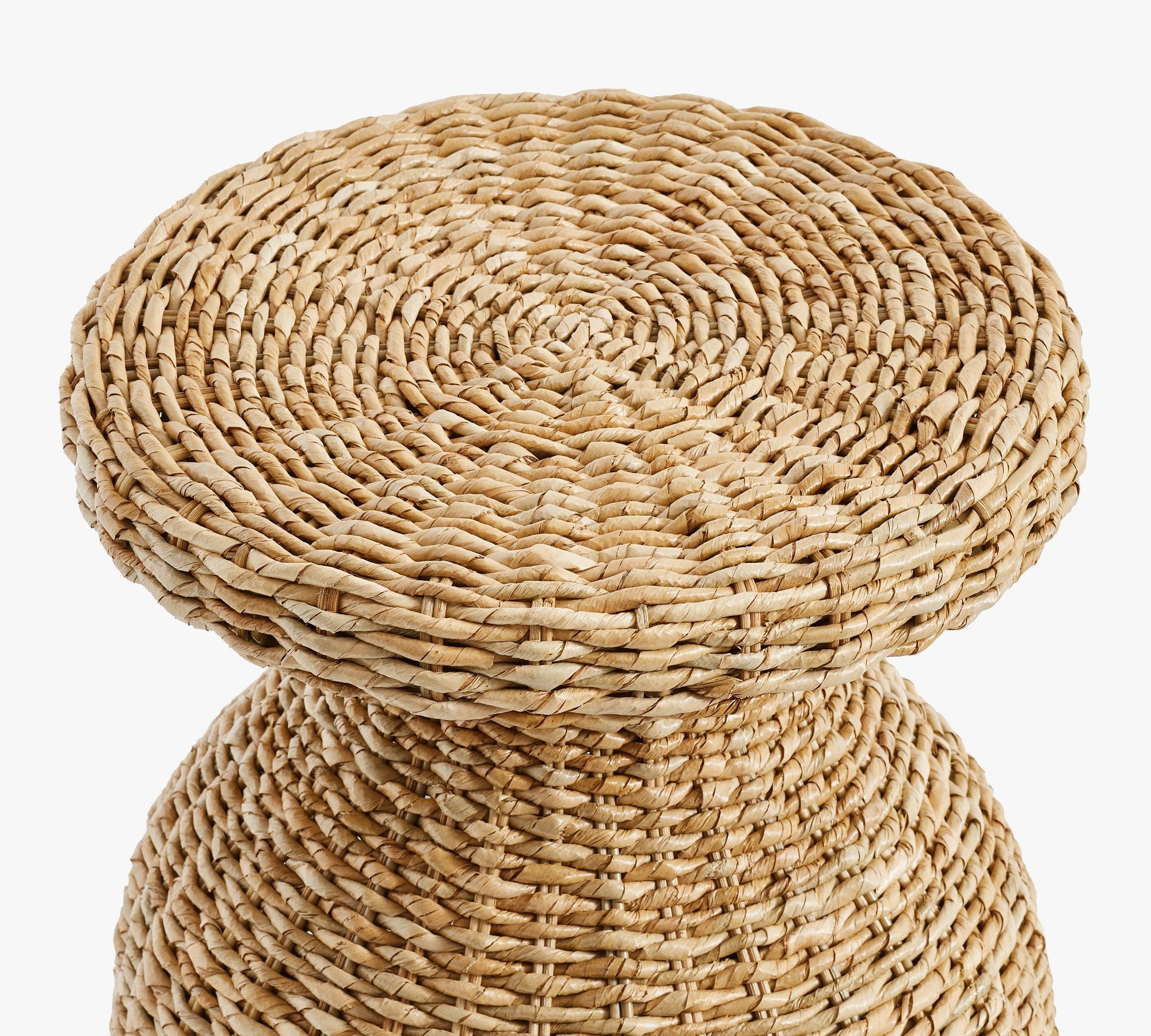 Woven Round Seagrass Side Table thumbnail 3