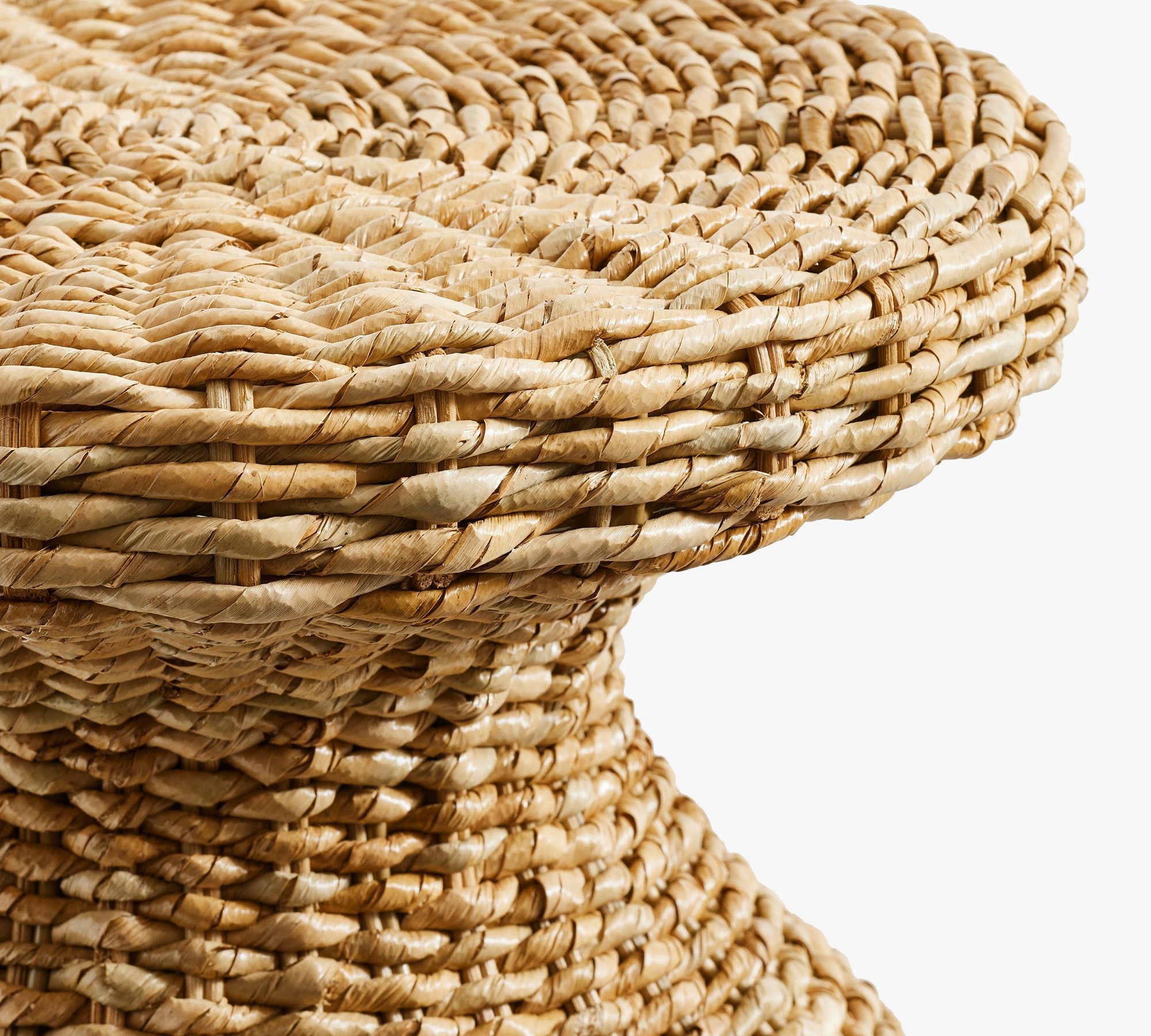Woven Round Seagrass Side Table thumbnail 5