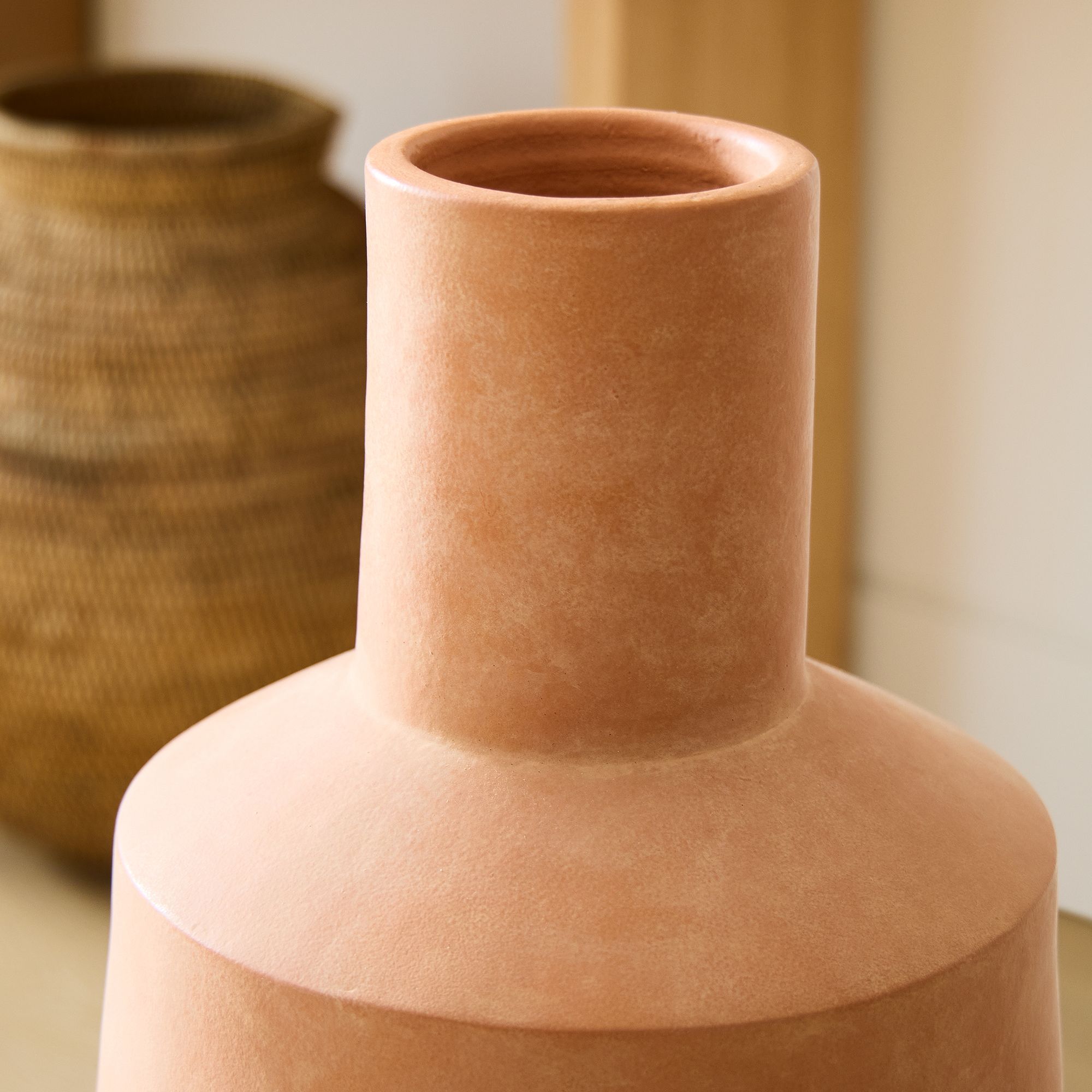 Oversized Terracotta Floor Vase thumbnail 2