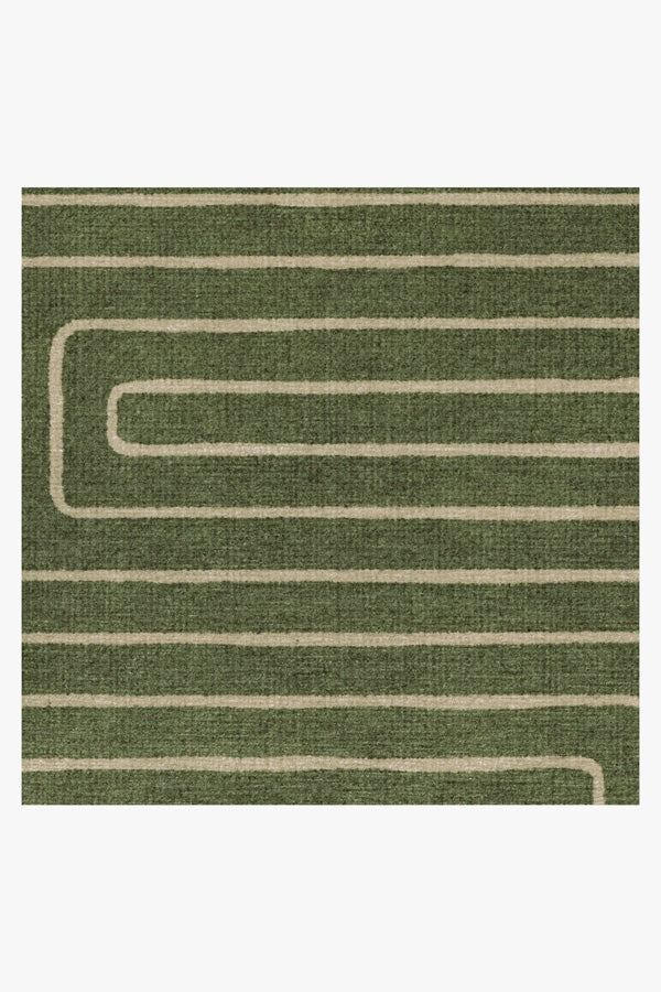 Jonathan Adler Labyrinth Fern Green Rug thumbnail 3