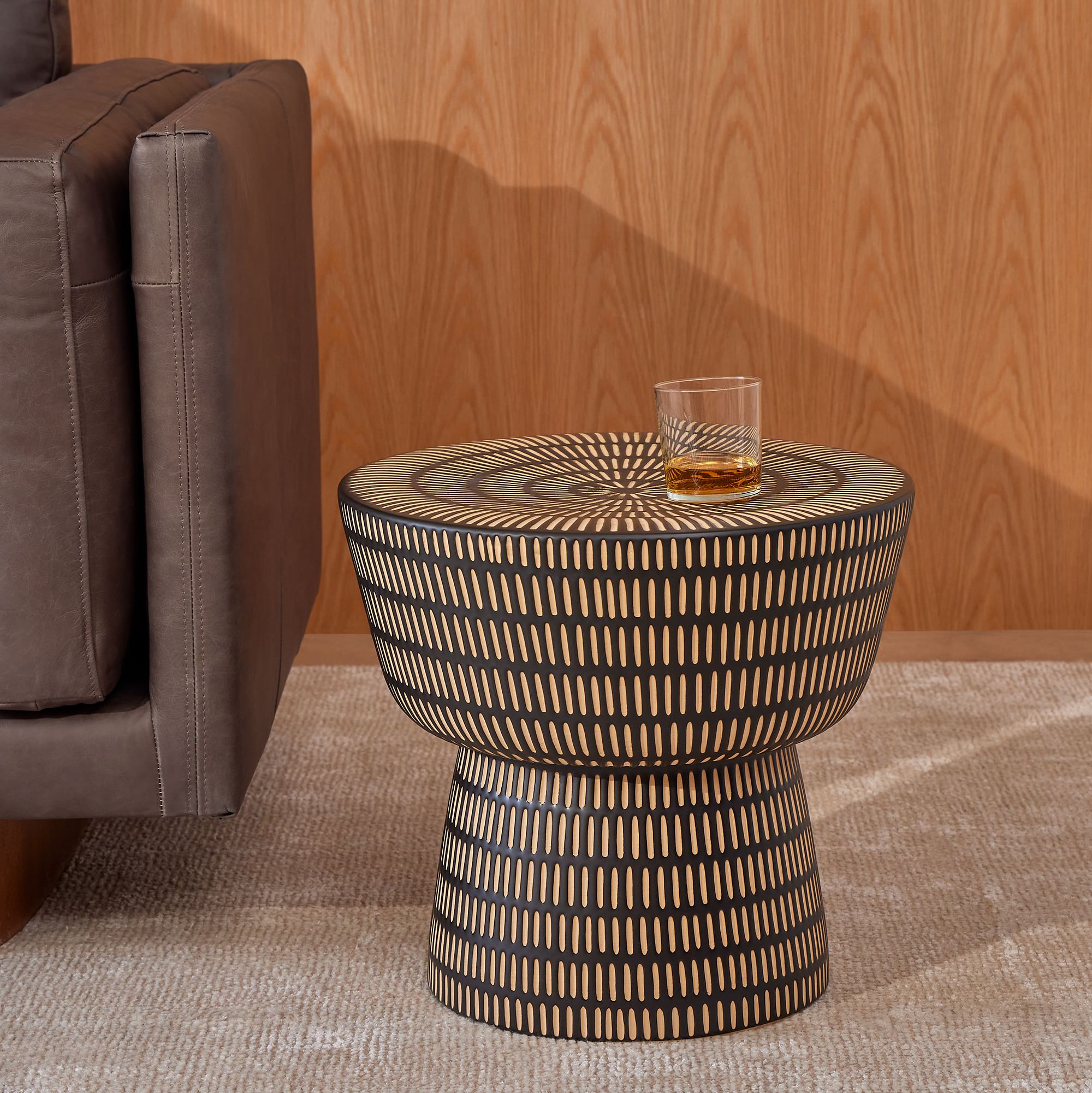 Faroe Textured Side Table thumbnail 2