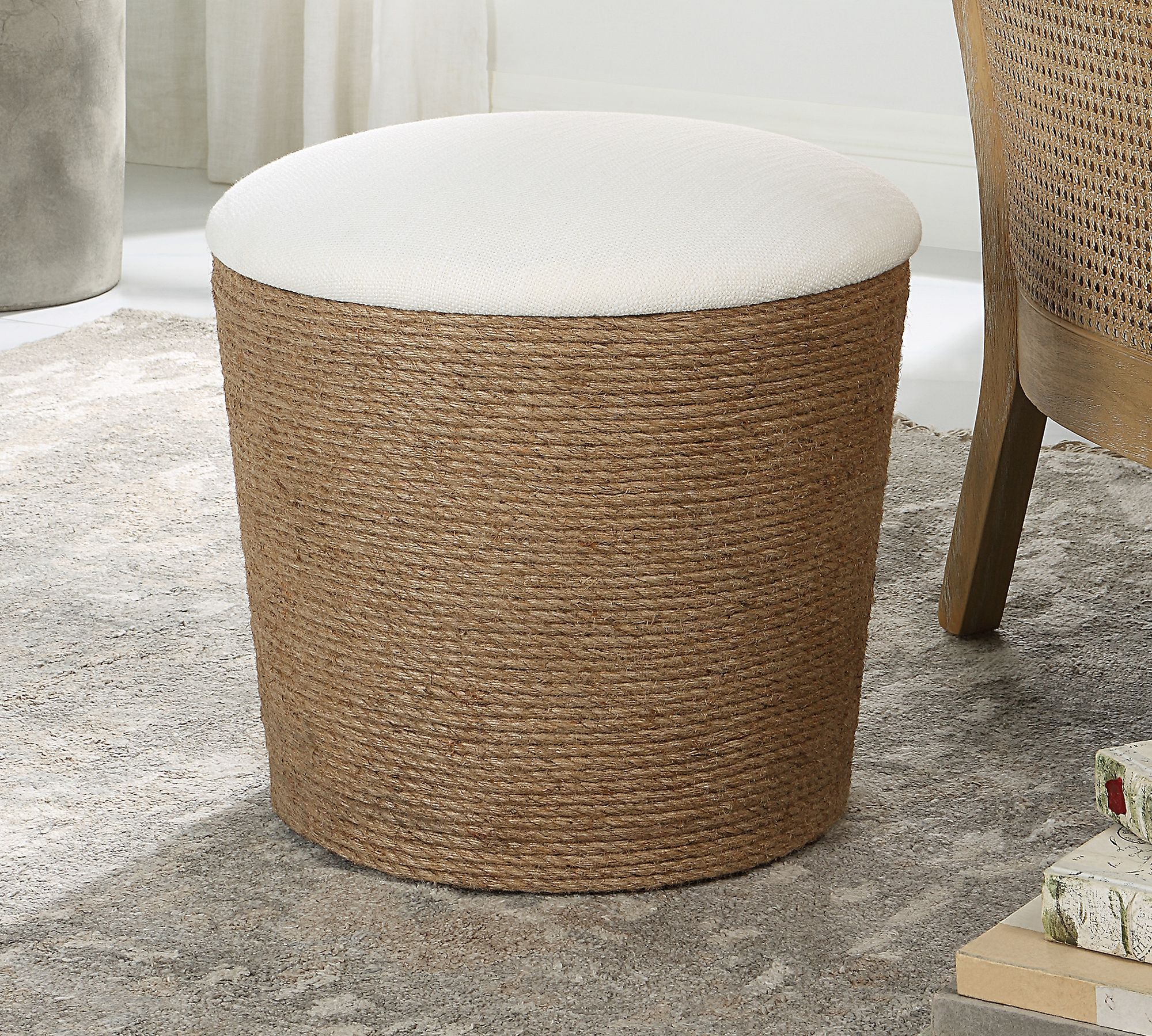Harper Round Storage Stool thumbnail 2