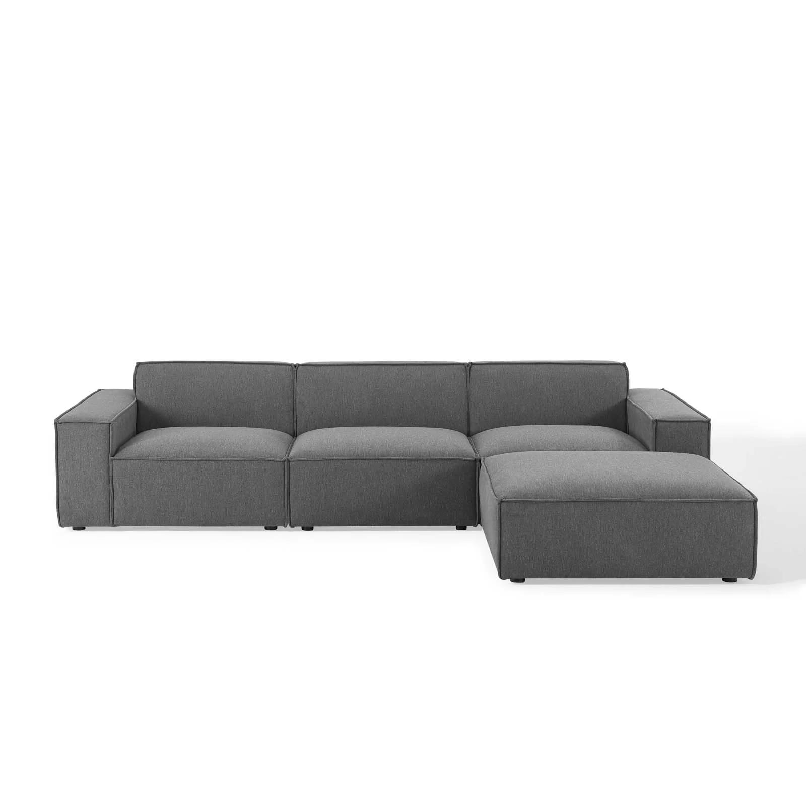 Jain 4 Piece Upholstered Sectional thumbnail 3