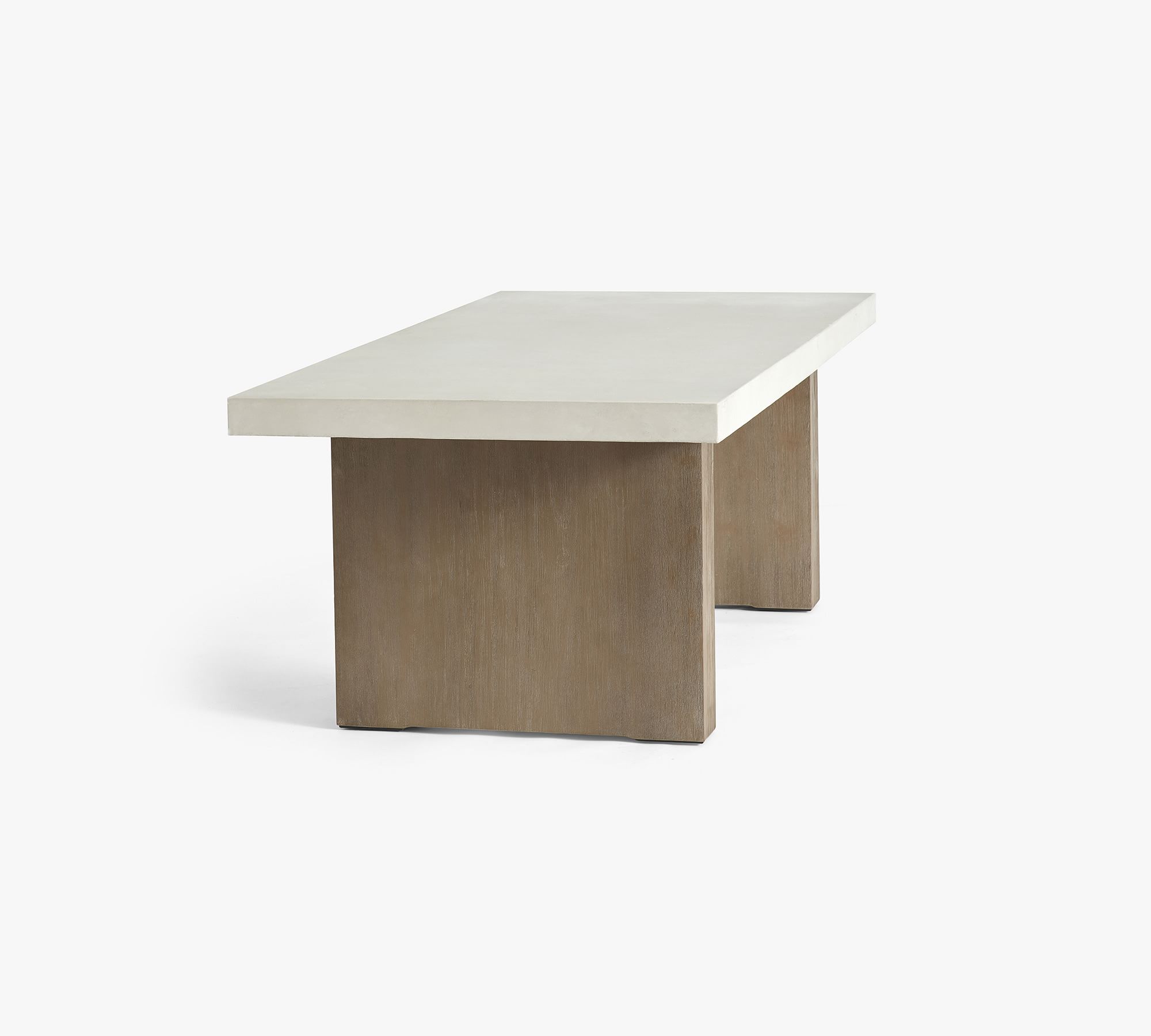 Pomona Concrete & Rectangular Outdoor Dining Table thumbnail 4