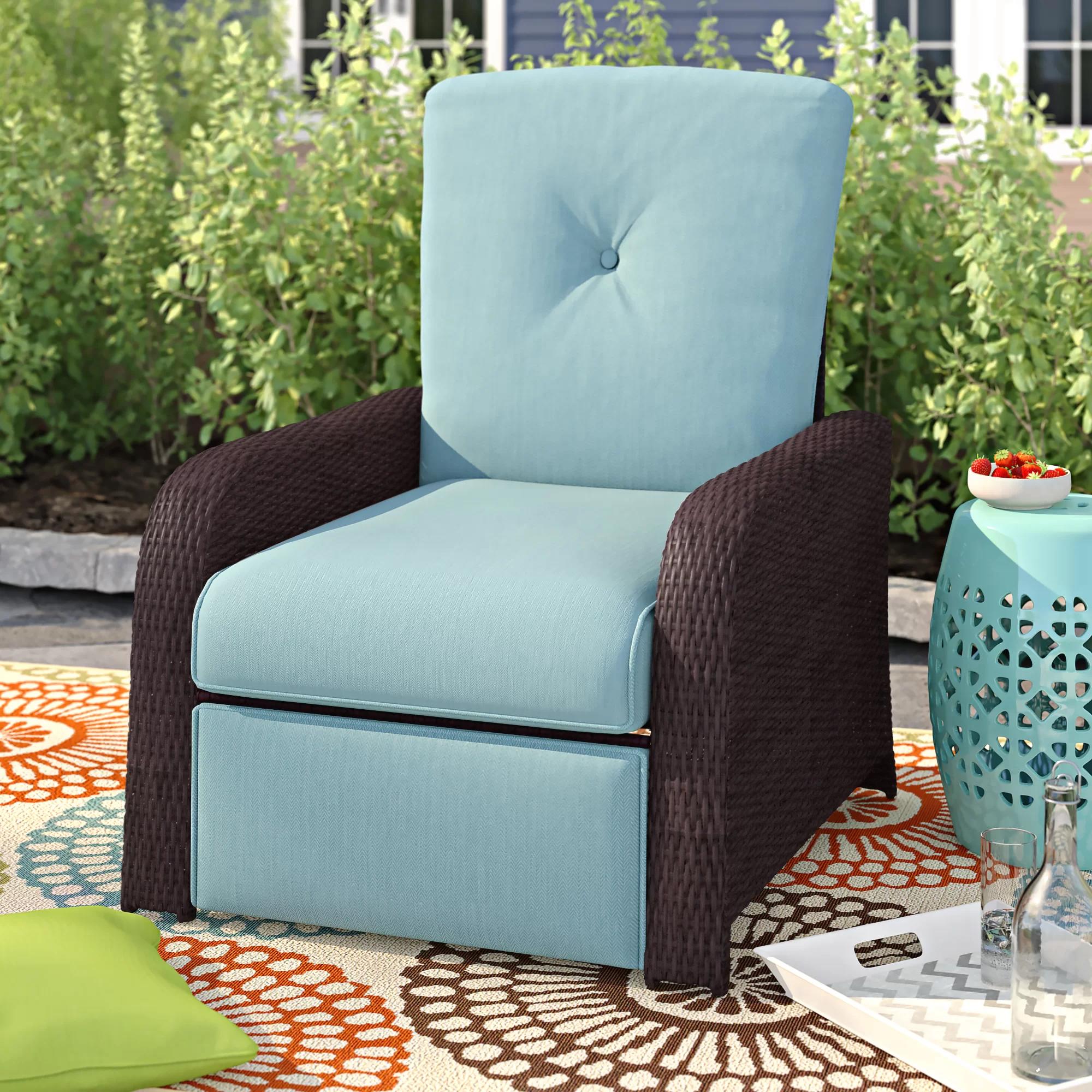 Amarys Recliner Patio Chair with Cushions thumbnail 2