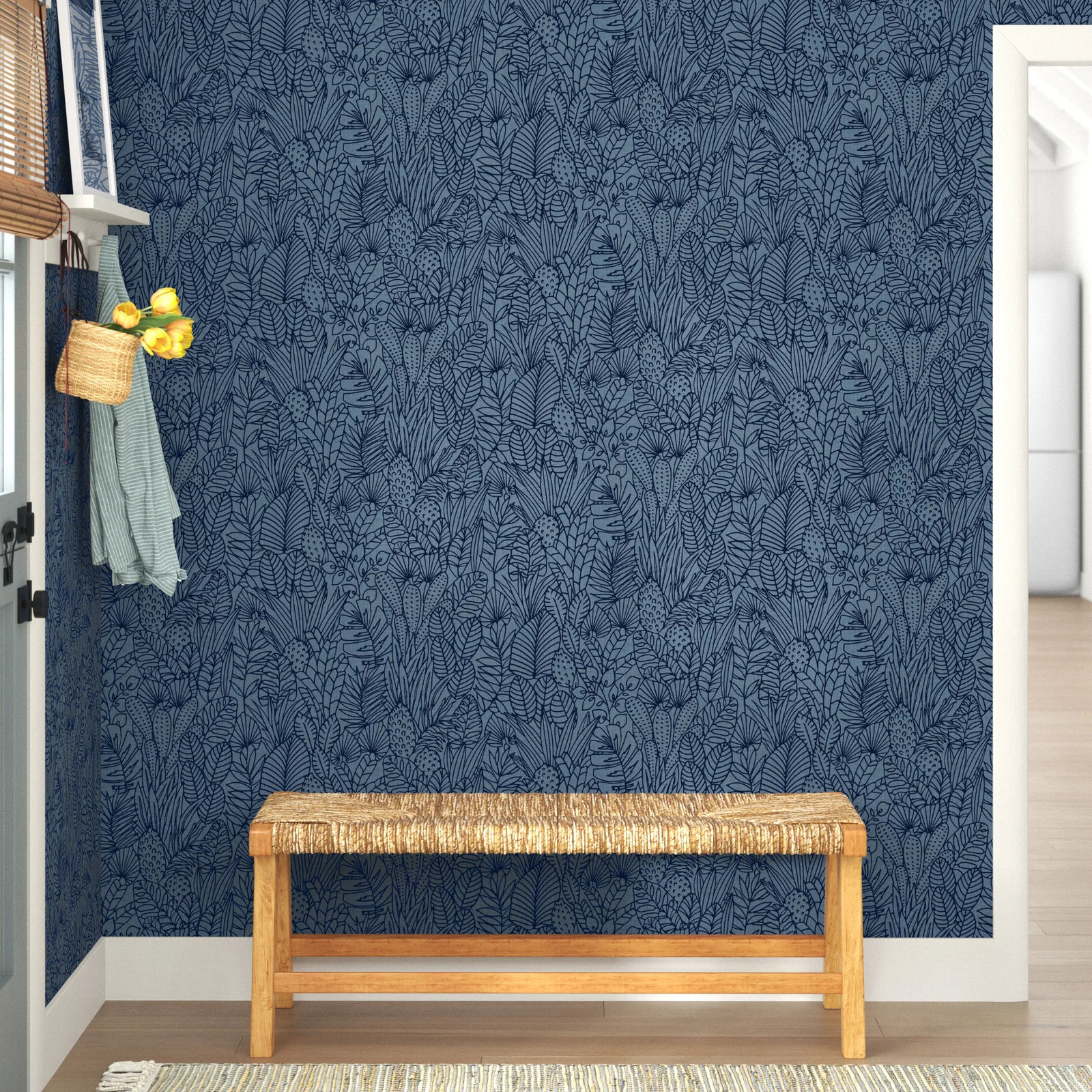 Davis Peel & Stick Floral Wallpaper thumbnail 2