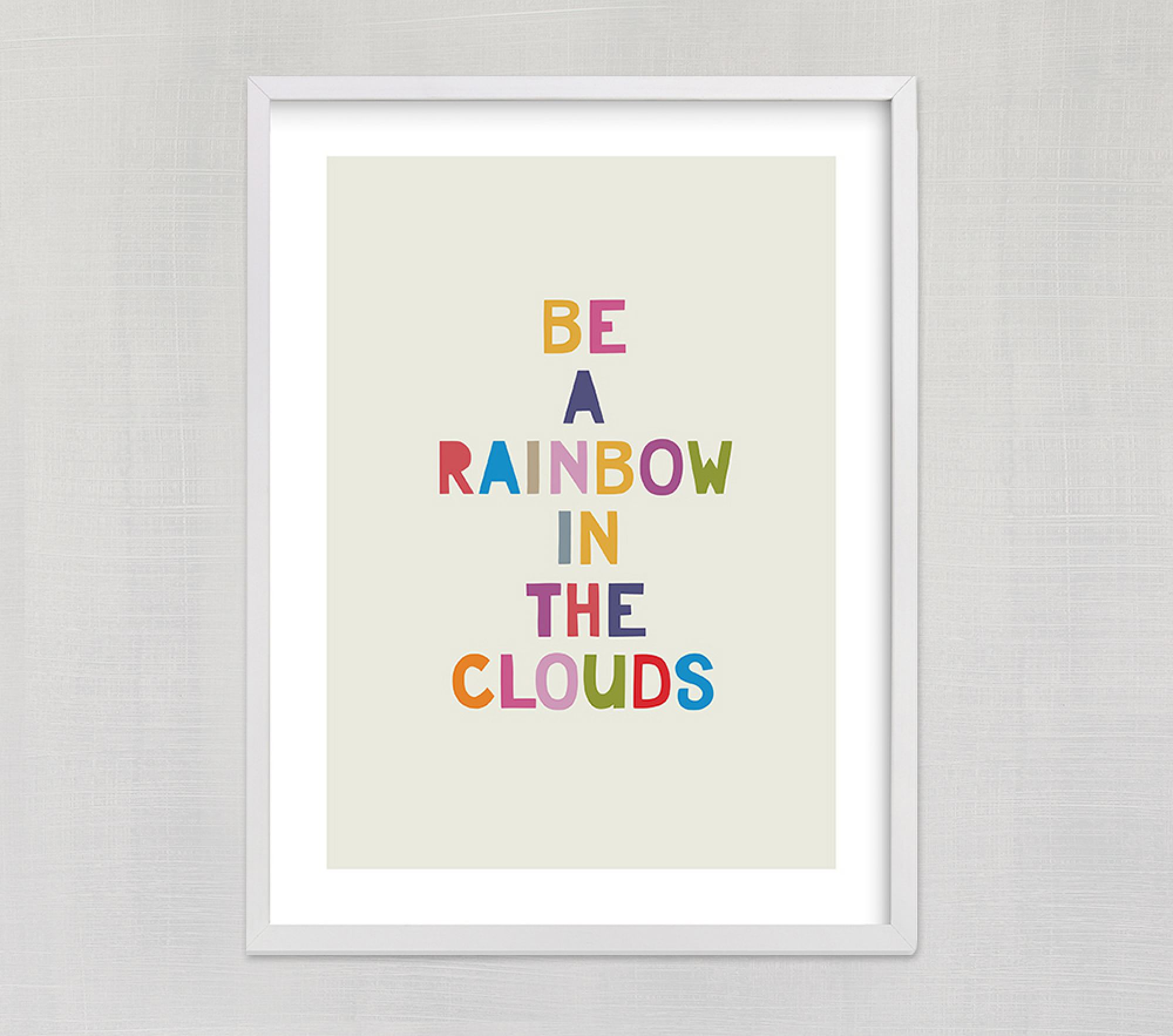 Minted Rainbow In A Cloud Wall Art By Hanna Mac with Frame-18"x24" thumbnail 4