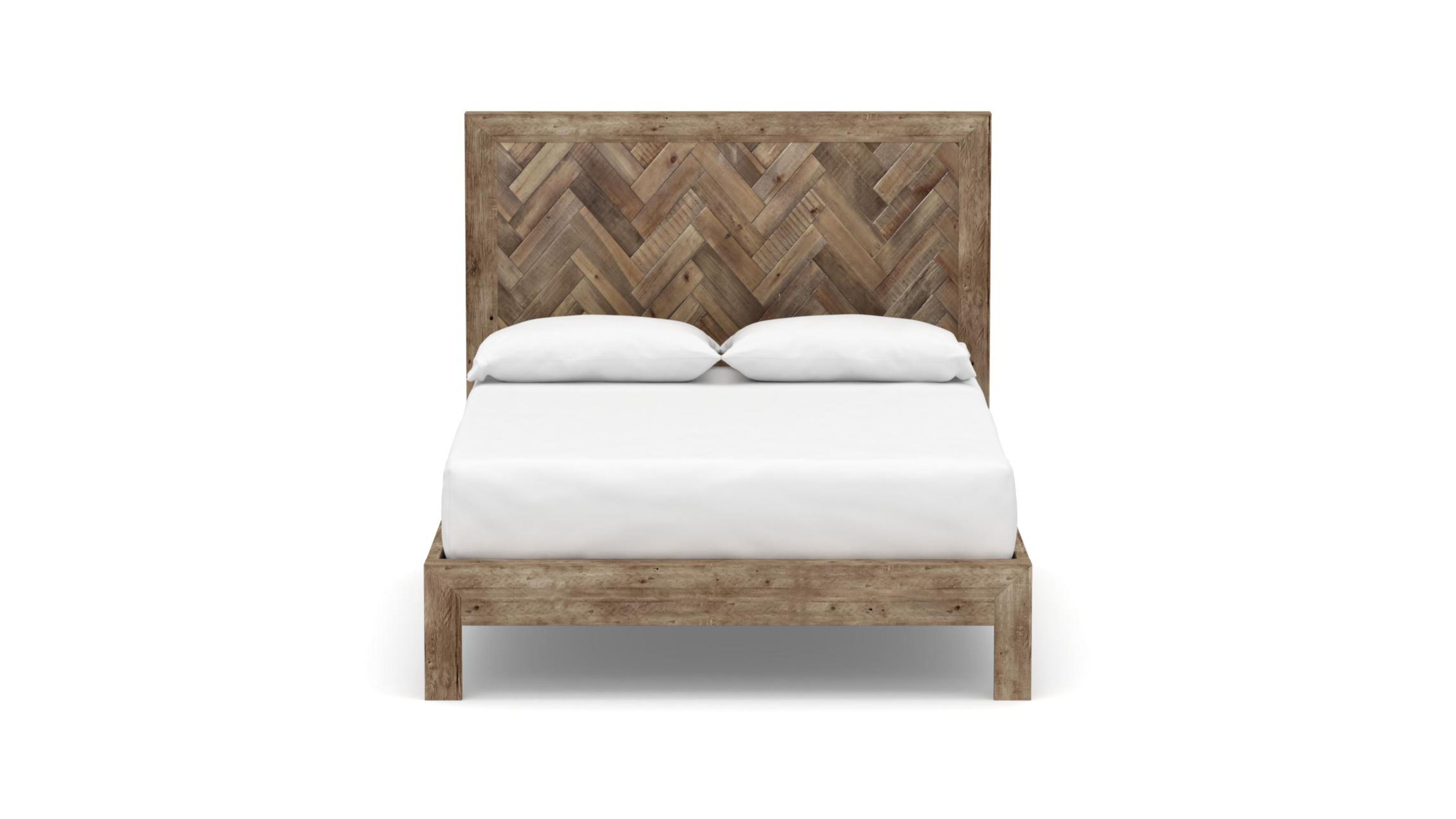 Hensley Reclaimed Wood Platform Bed thumbnail 3