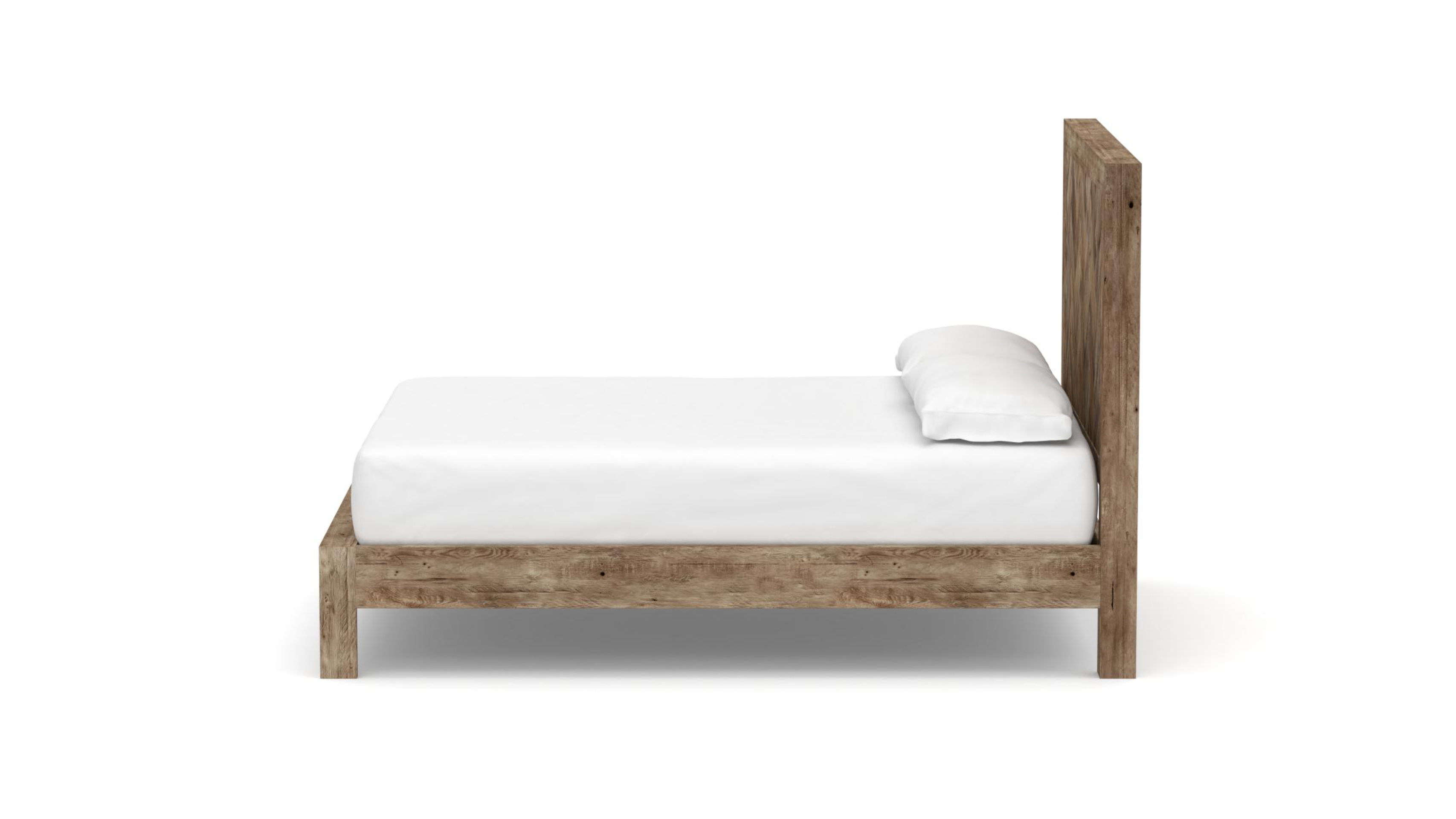 Hensley Reclaimed Wood Platform Bed thumbnail 4
