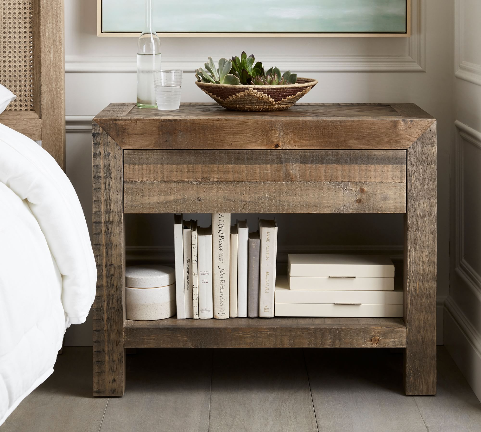 Hensley Reclaimed Wood Nightstand thumbnail 2
