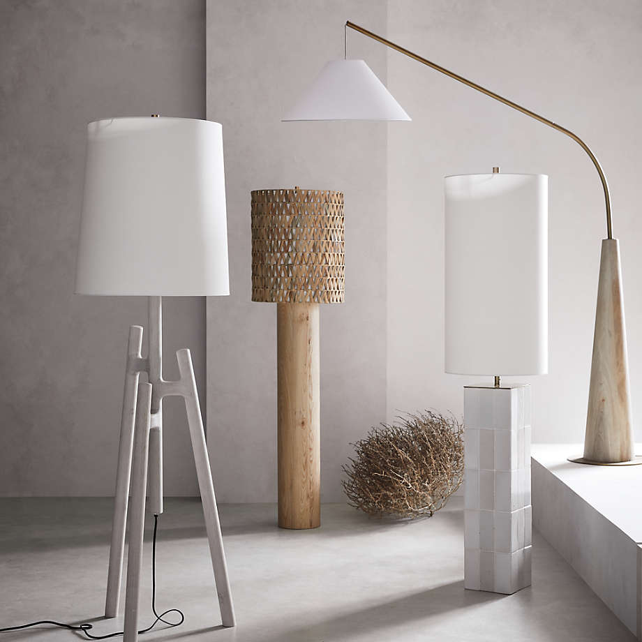 Lockeland Natural Wood Tripod Floor Lamp thumbnail 2