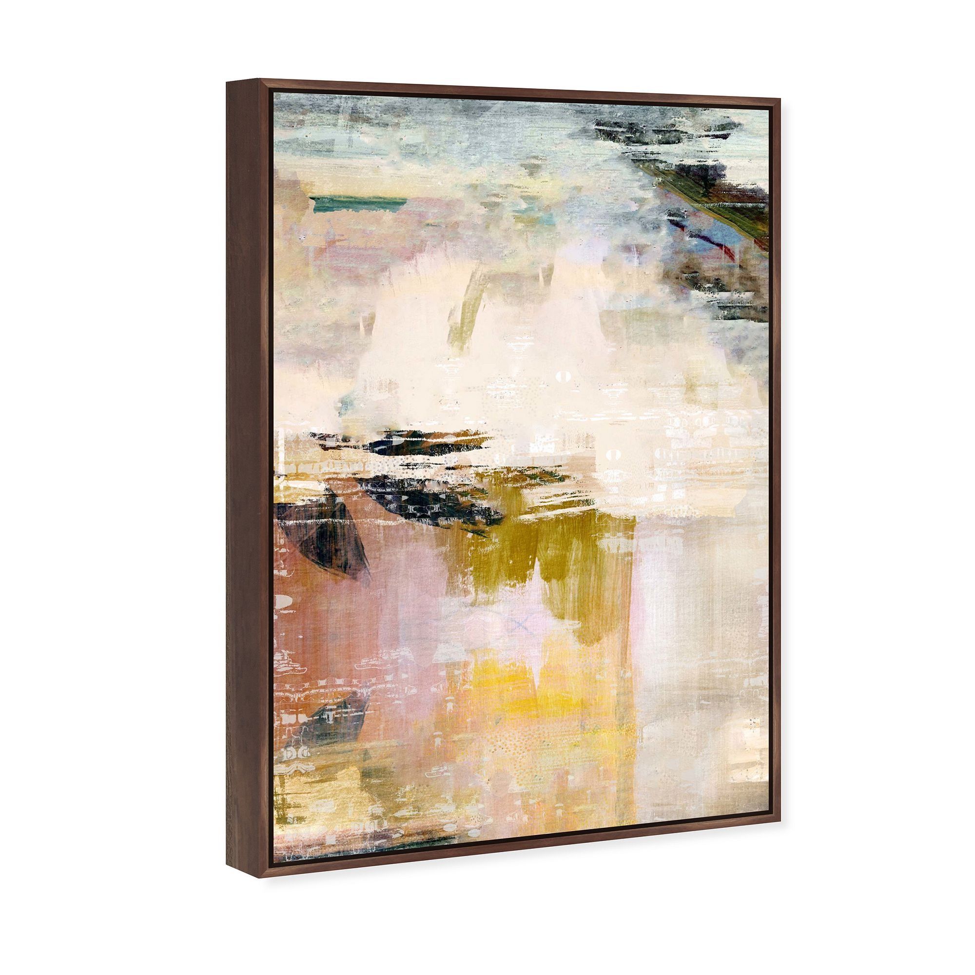 Sunset Abstract Framed Canvas Wall Art thumbnail 3
