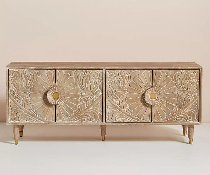 Handcarved Gulliver Media Console thumbnail 3