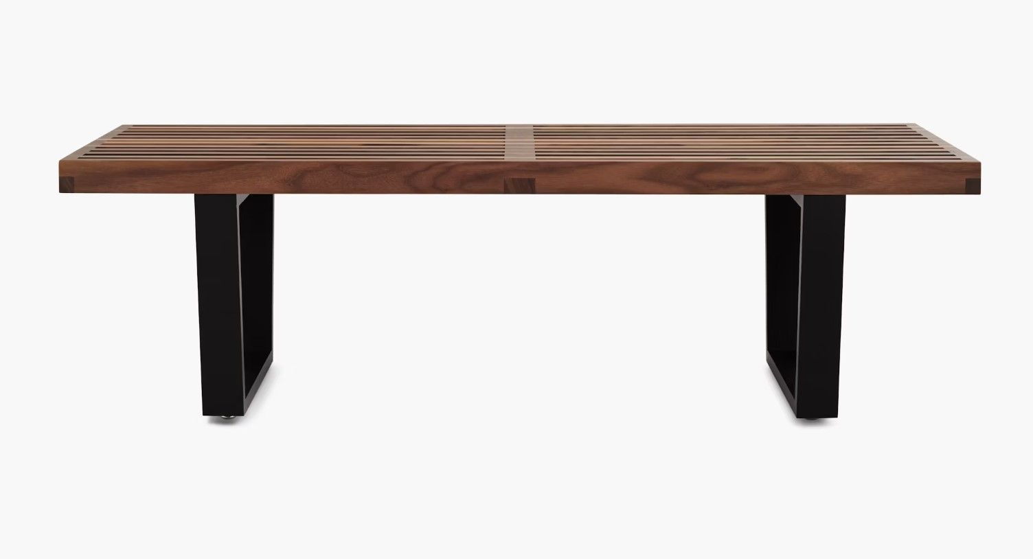 Nelson Platform Bench, Wood Base thumbnail 3