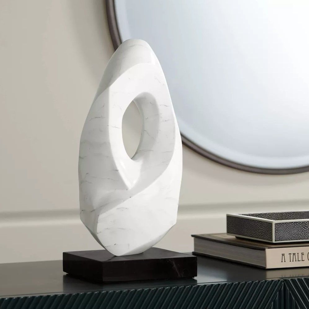 Studio Kentwell Painted White Sculpture thumbnail 2