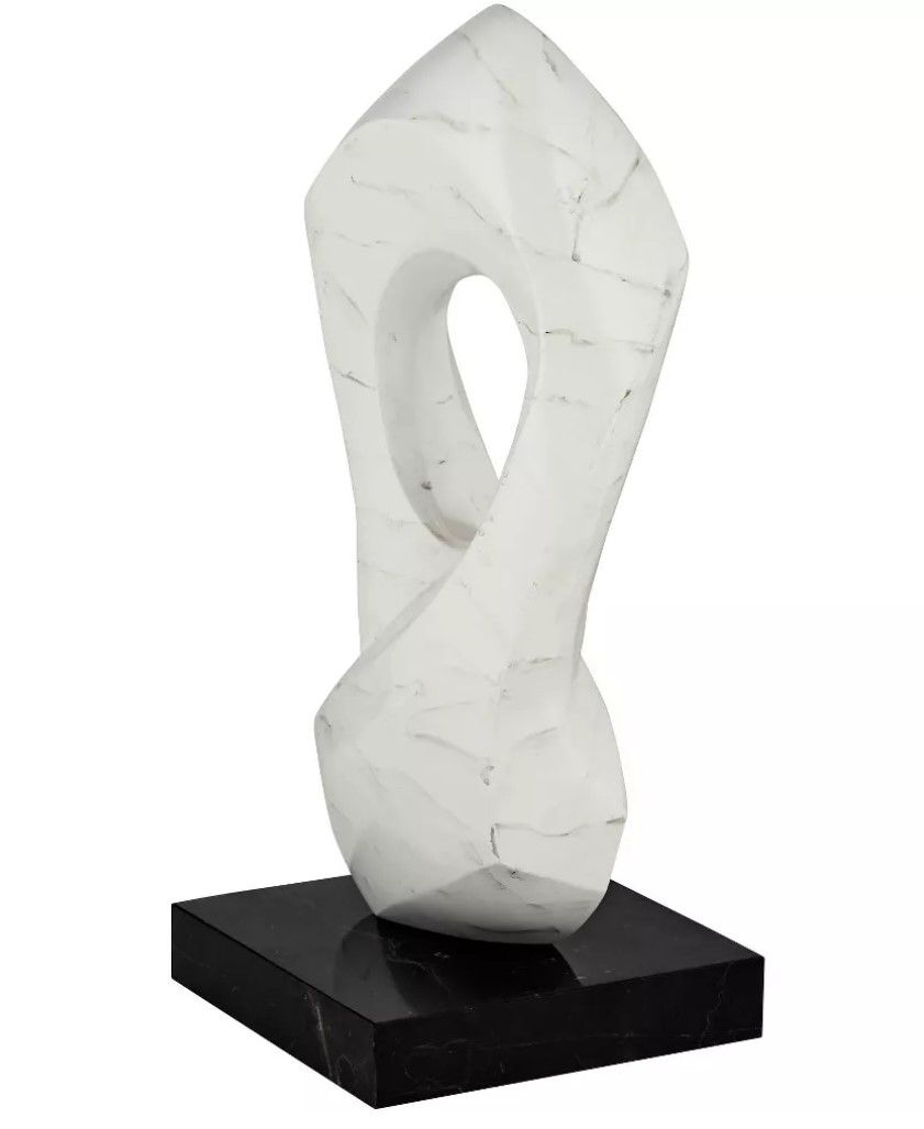 Studio Kentwell Painted White Sculpture thumbnail 5