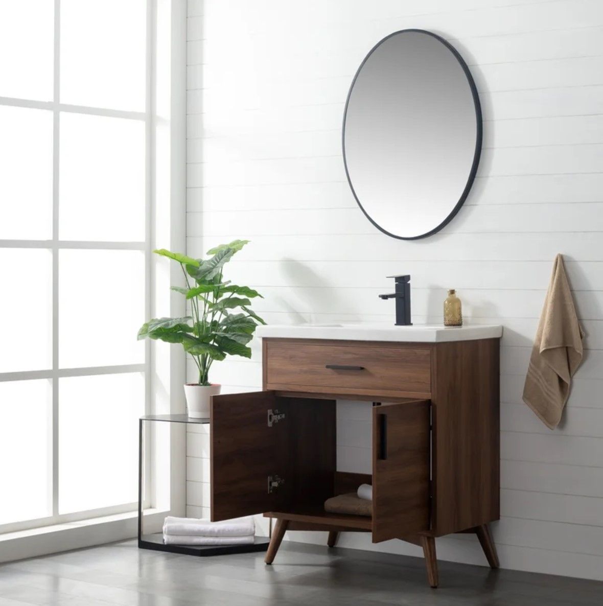 Binford Free standing Single Bathroom Vanity thumbnail 2
