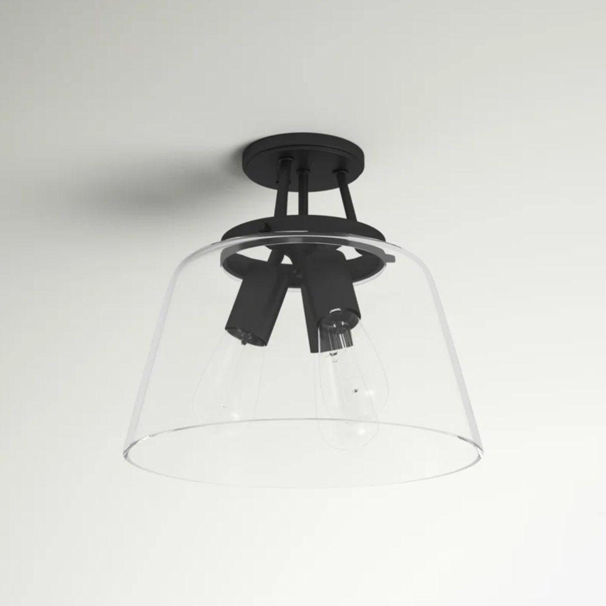 Macklin Glass Semi Flush Mount thumbnail 3