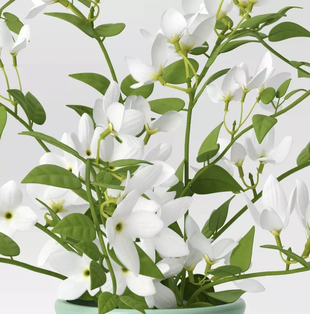 Artificial Wildflower Arrangement White thumbnail 3