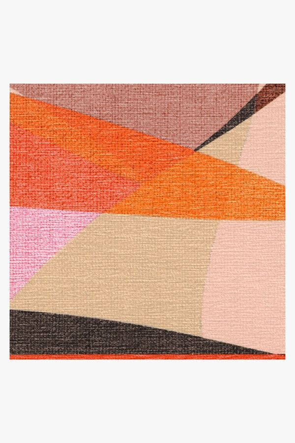 Monica Ahanonu Carrot Sunrise Rug thumbnail 3