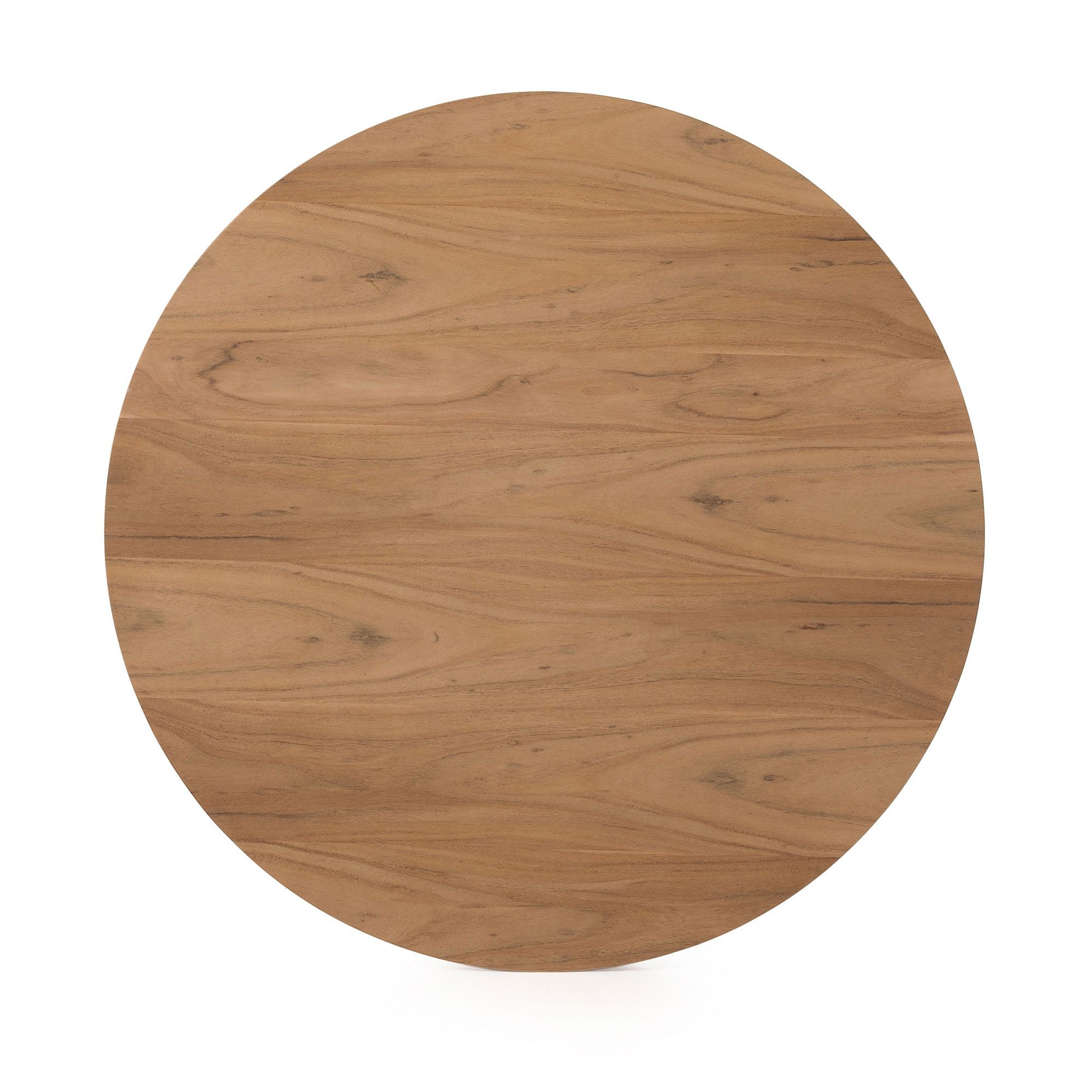 Wood Drum Round Coffee Table thumbnail 4