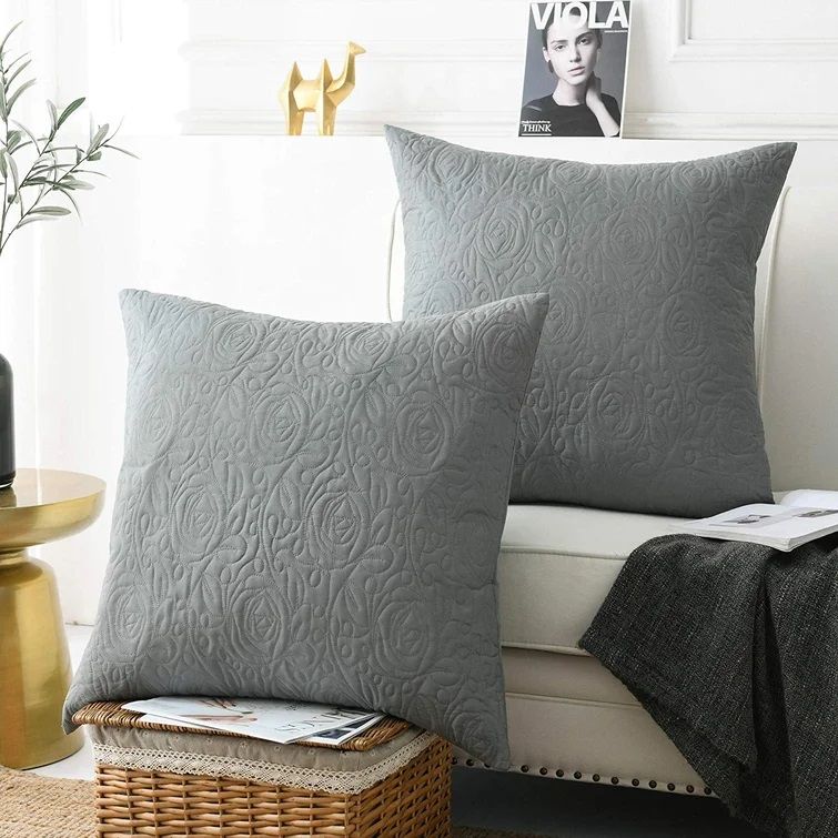 Dendron Embroidered Pillow Cover thumbnail 2