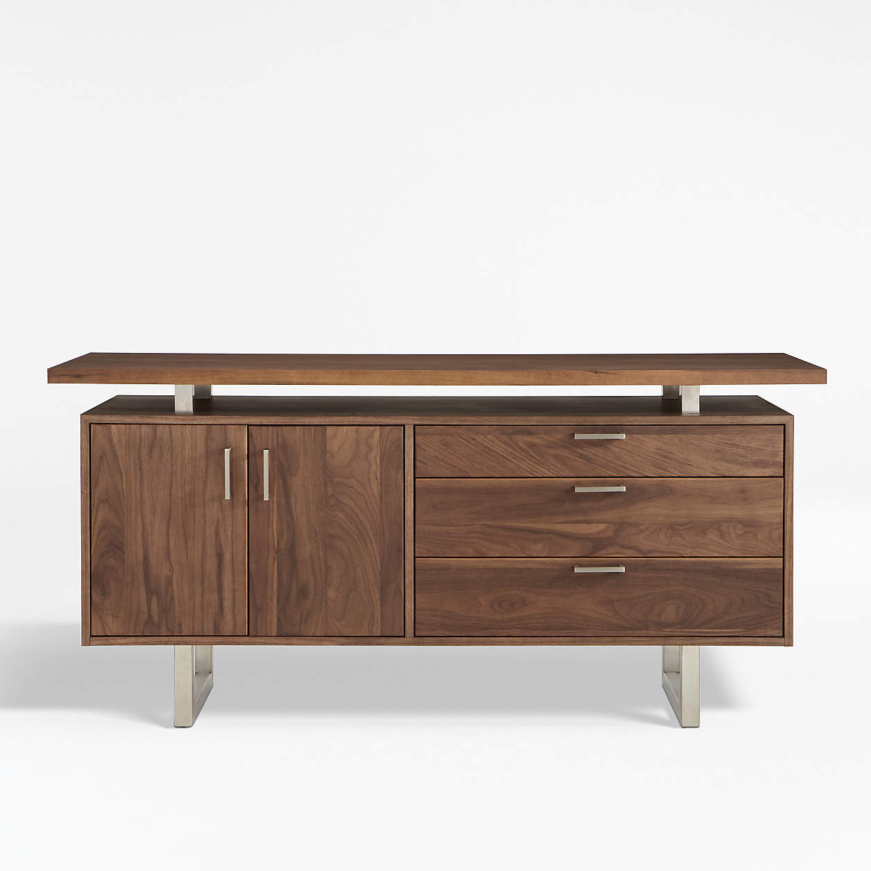 Clybourn Walnut Credenza thumbnail 2