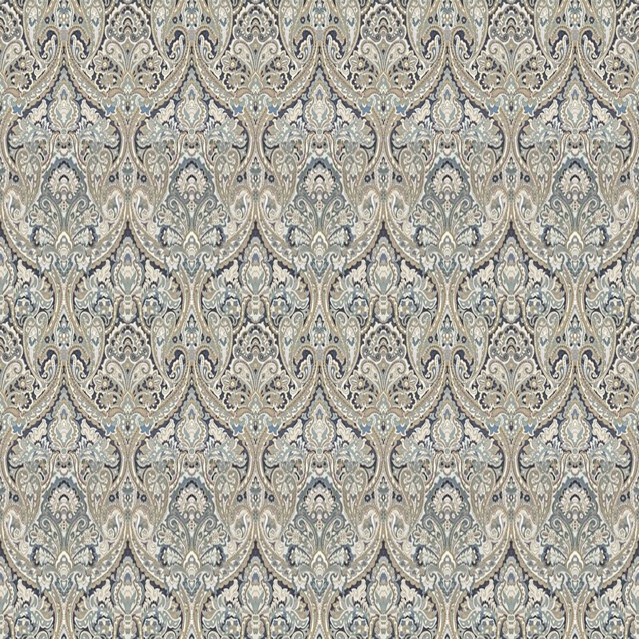 Mackenna Paisley Organic Percale Duvet Cover-Queen thumbnail 6