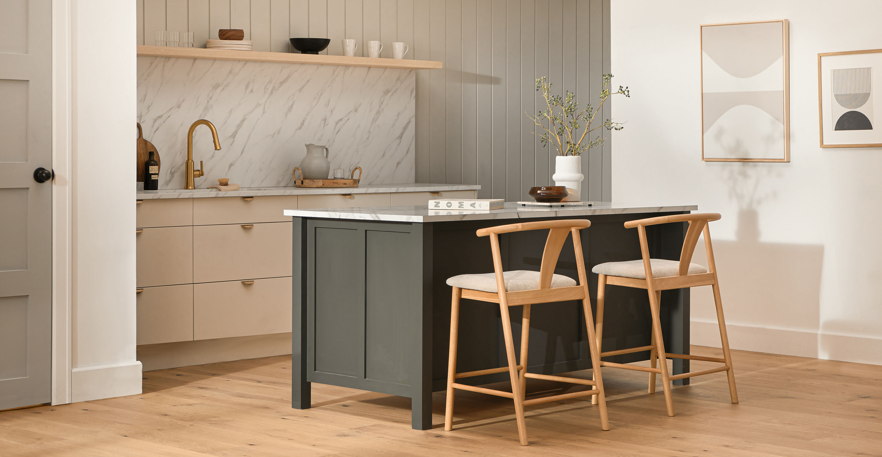 Fonra Santolina Gray Oak Counter Stool thumbnail 2