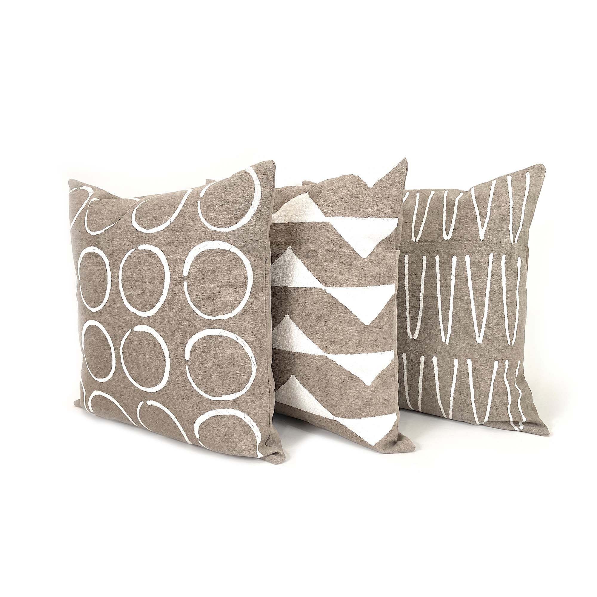 Sadza Batik Lines Pillow Cover thumbnail 2