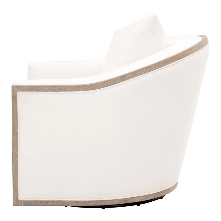 Paxton Upholstered Swivel Barrel Chair thumbnail 4