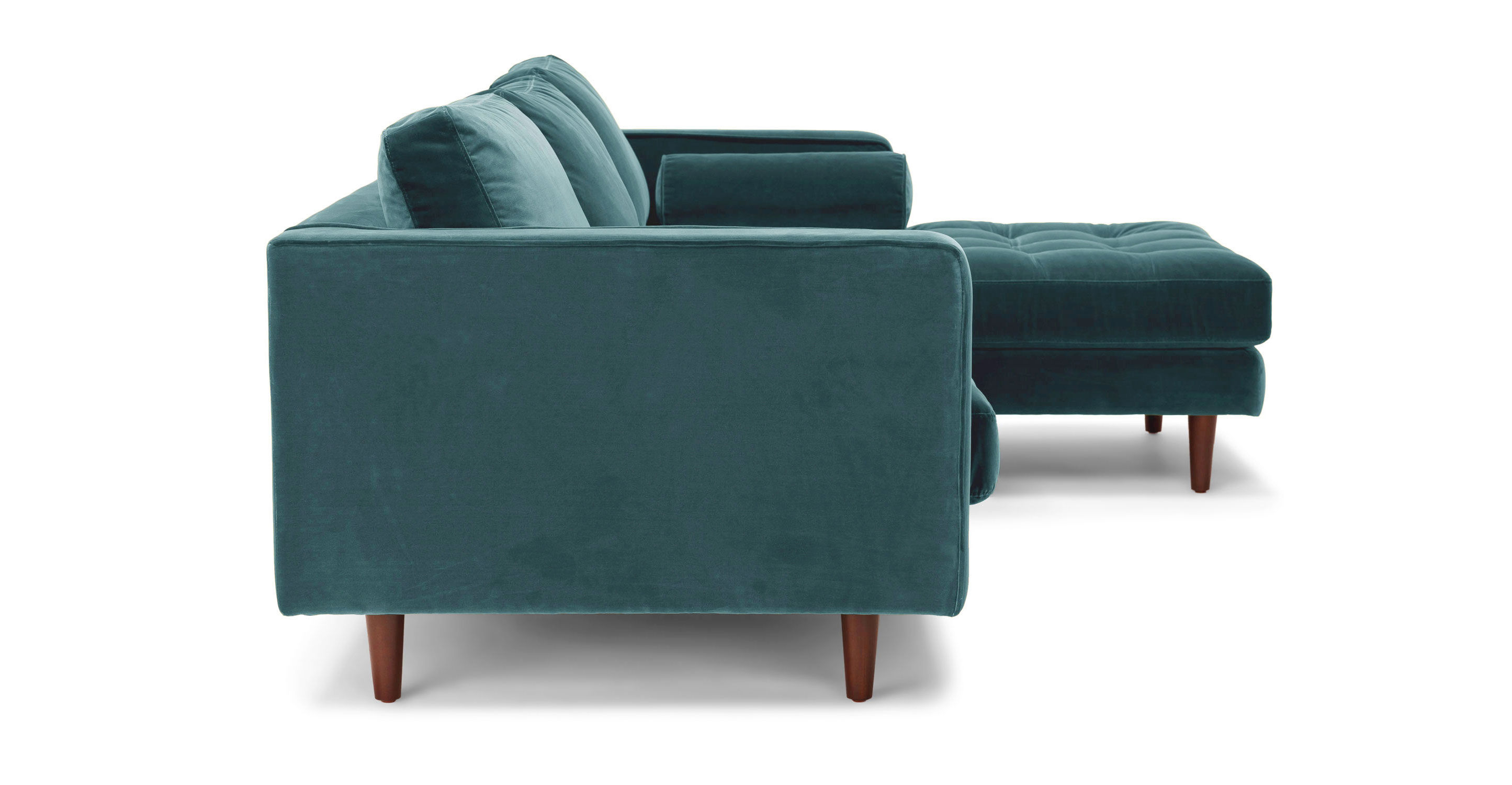 Sven Pacific Blue Right Sectional Sofa thumbnail 4
